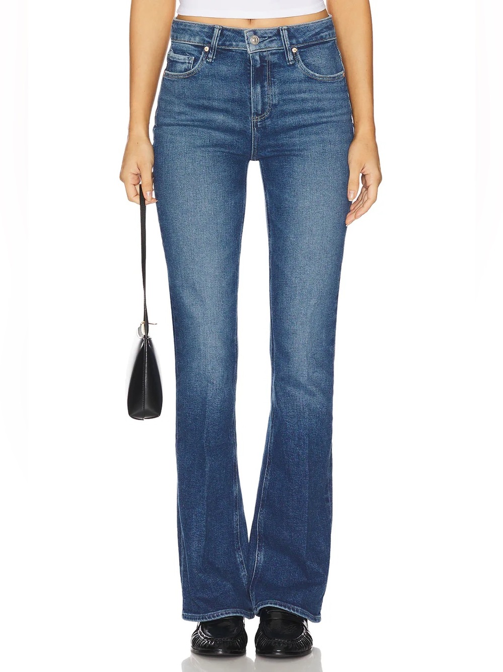 PAIGE LAUREL CANYON HIGH RISE BOOTCUT JEANS